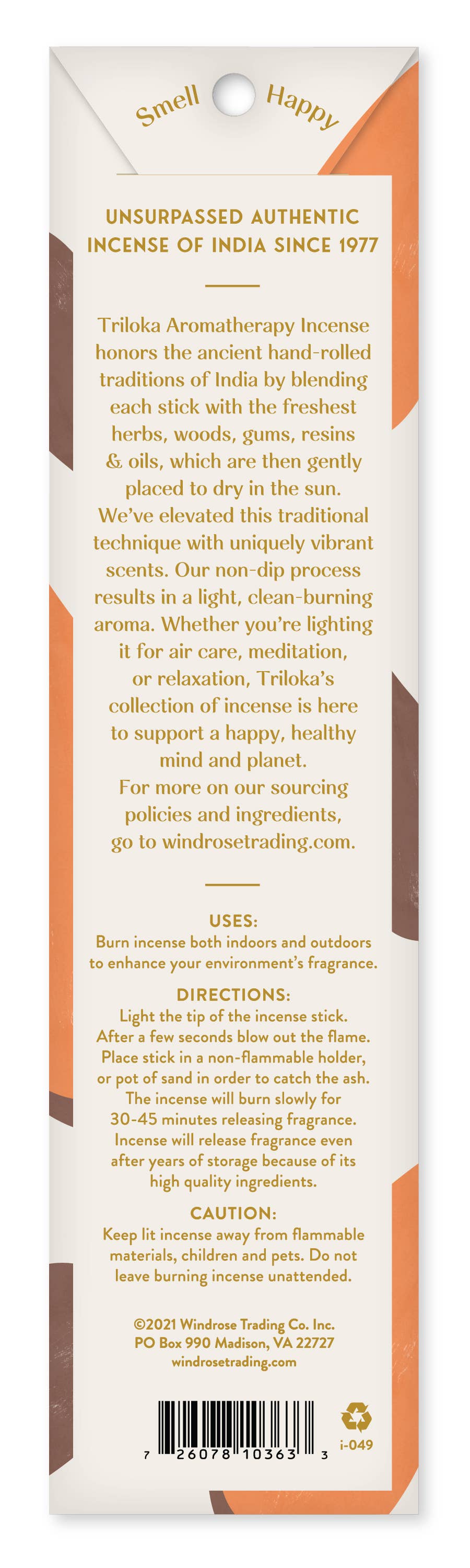 Triloka Ginger Original Incense