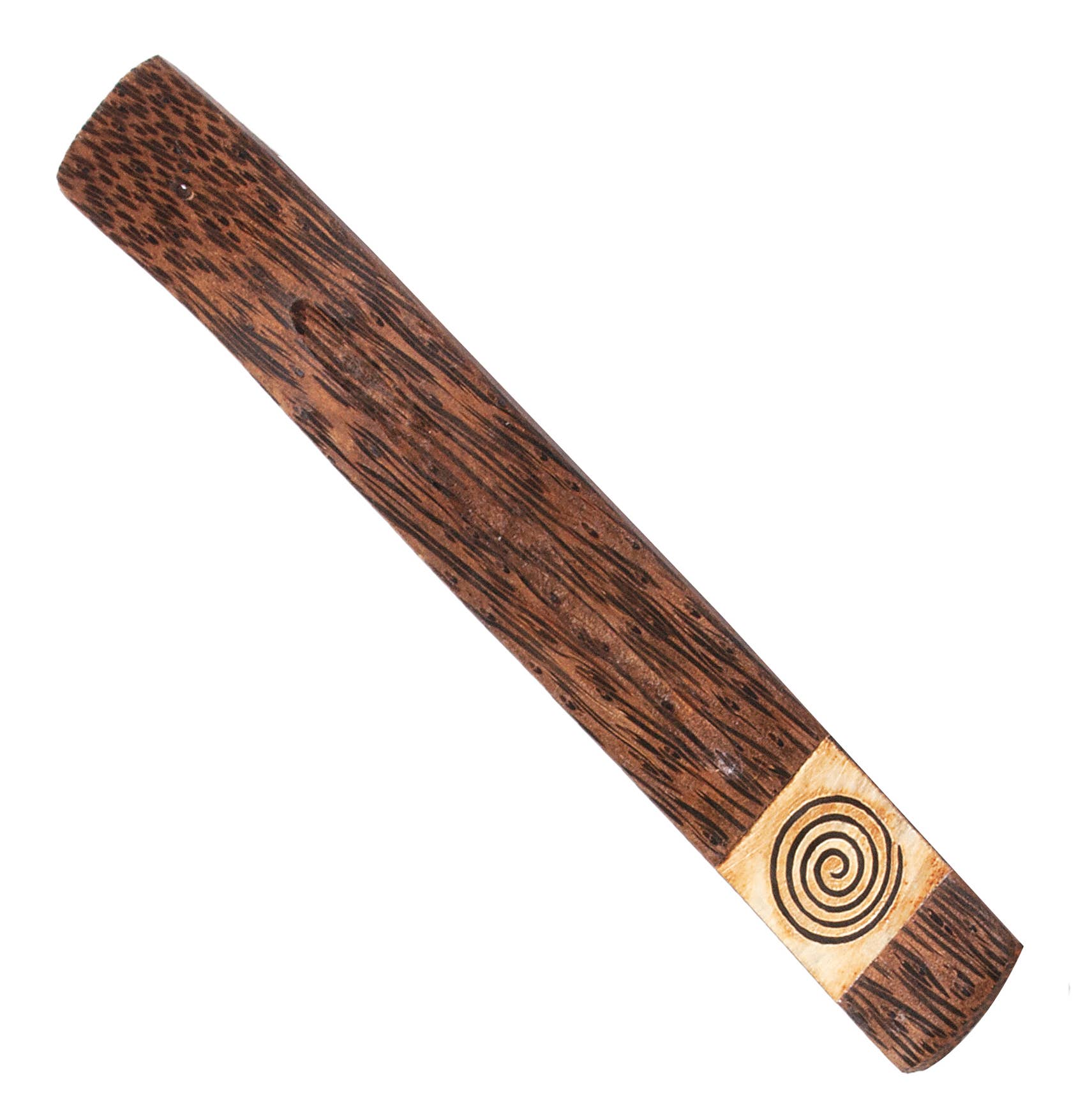 Palmwood Swirl Incense Holder