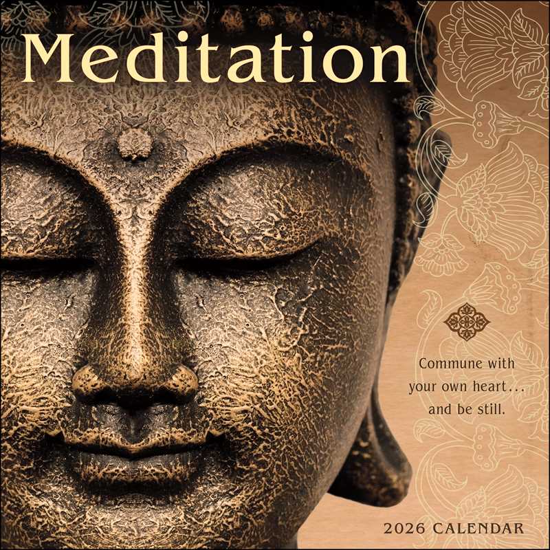 Meditation 2026 Wall Calendar by Amber Lotus Publishing