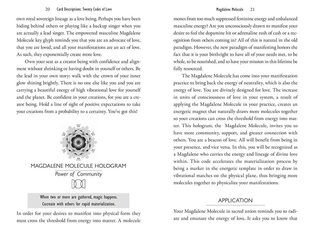 Magdalene Manifestation Cards by Danielle Rama Hoffman