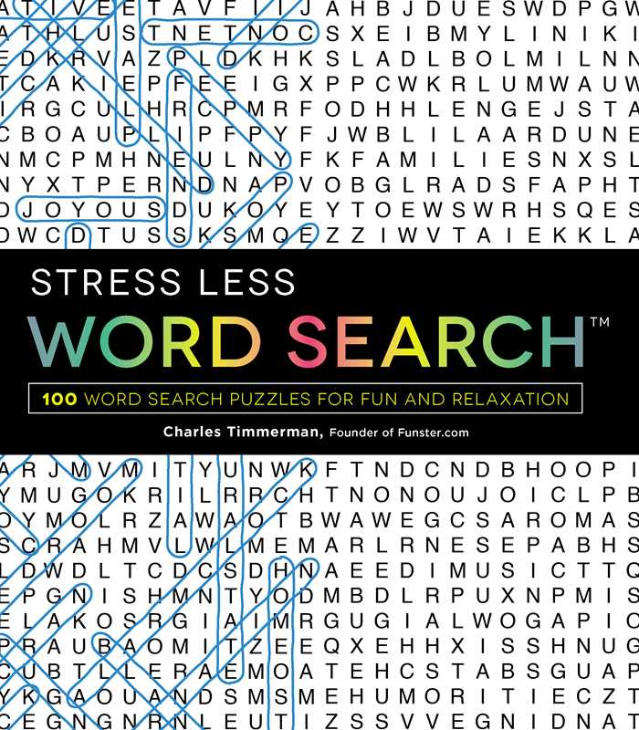 Stress Less Word Search by Charles Timmerman