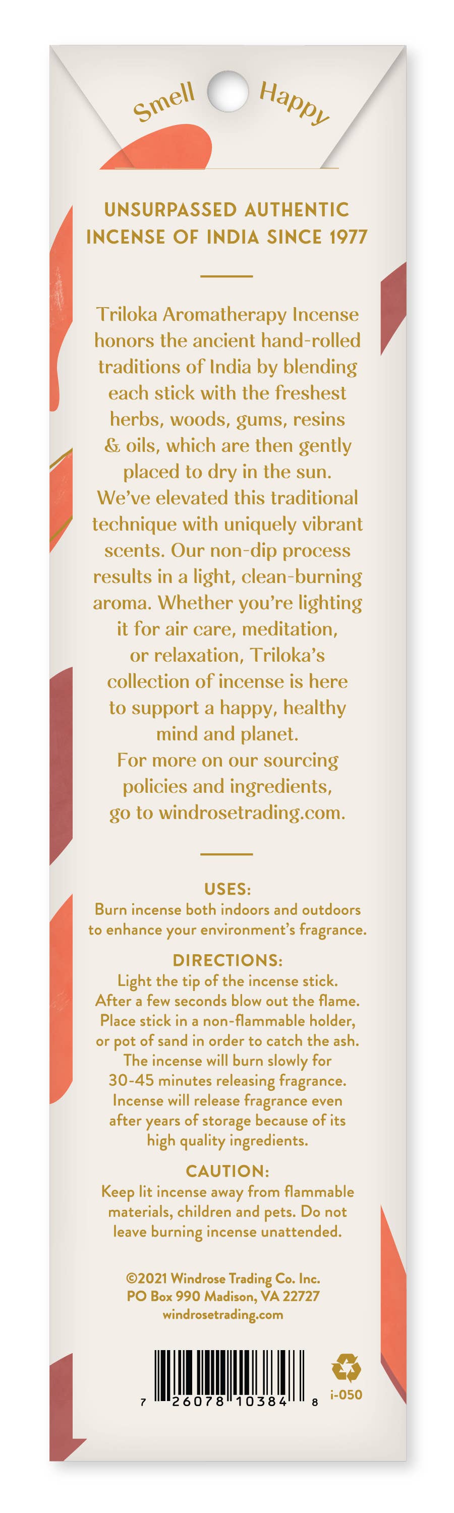 Triloka Saffron Original Incense