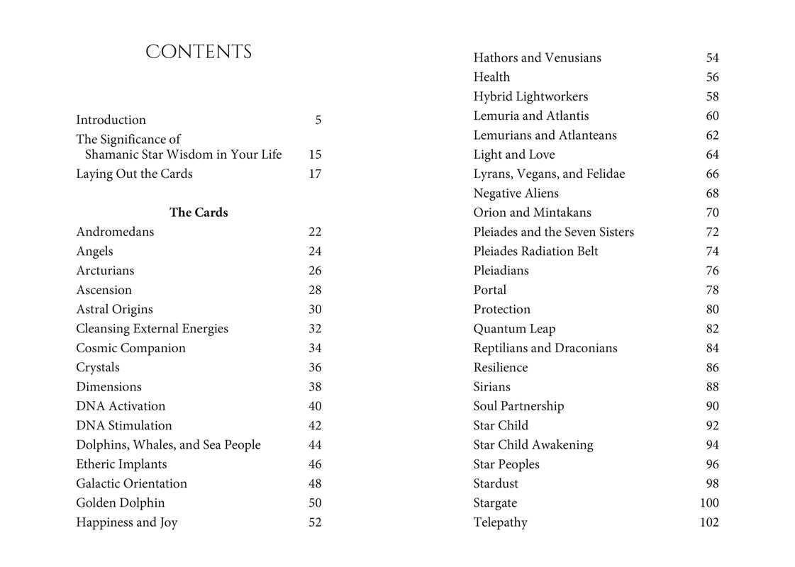 Shamanic Star Wisdom Oracle by Lisa Biritz