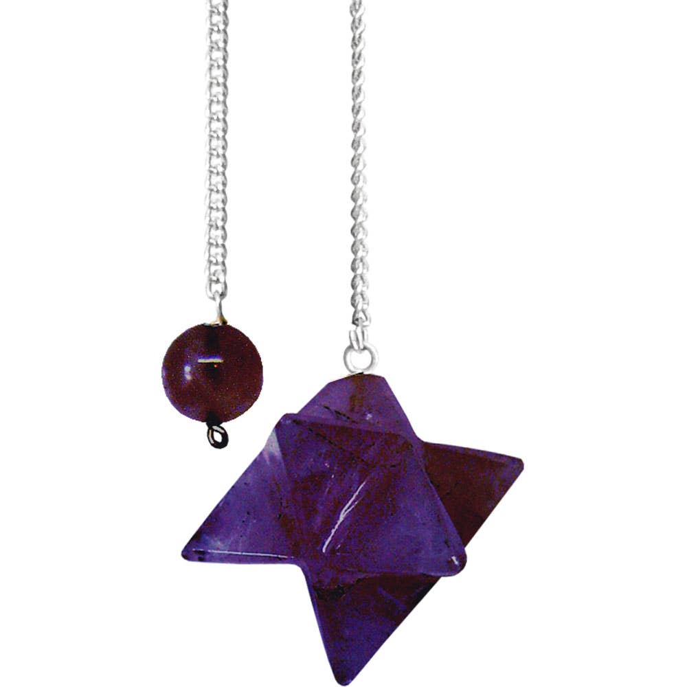Pendulum Merkaba Amethyst (Each)