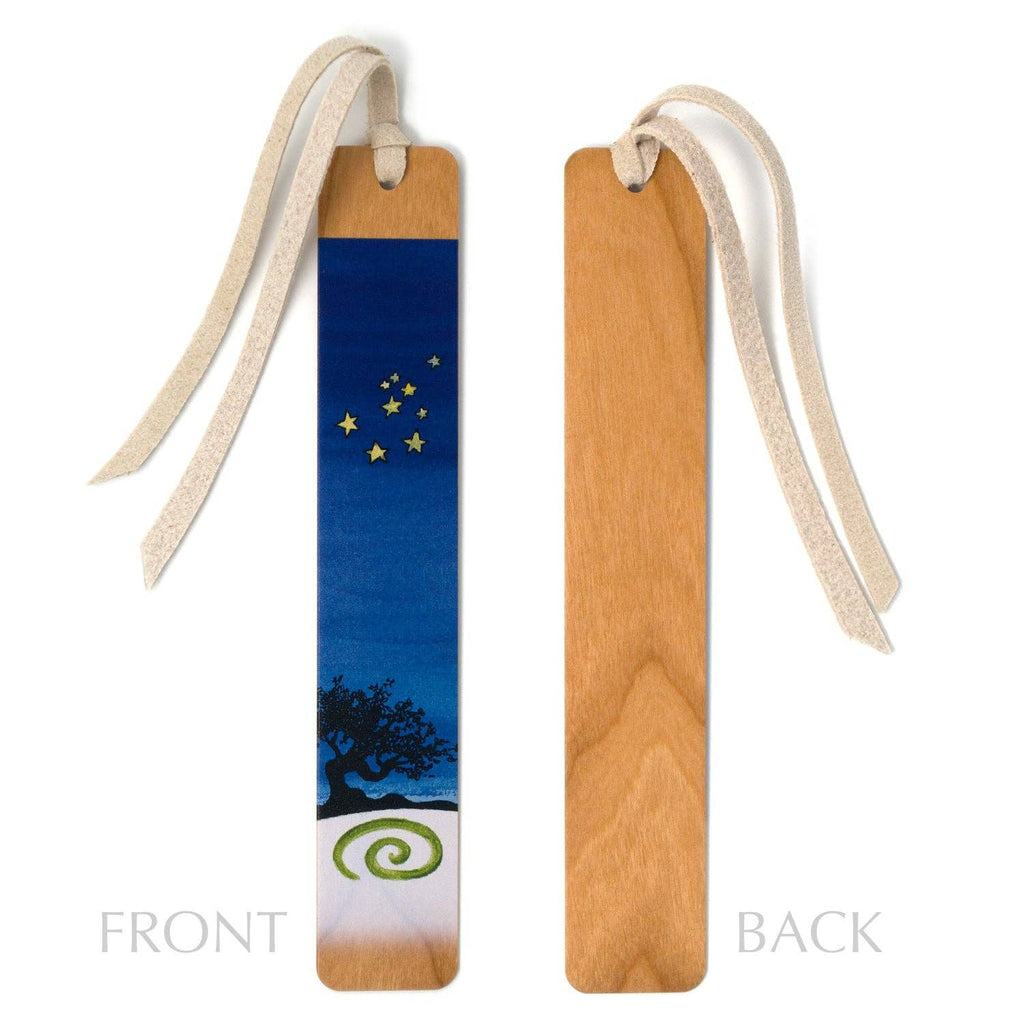 The Sisters Night Sky Handmade Wooden Bookmark