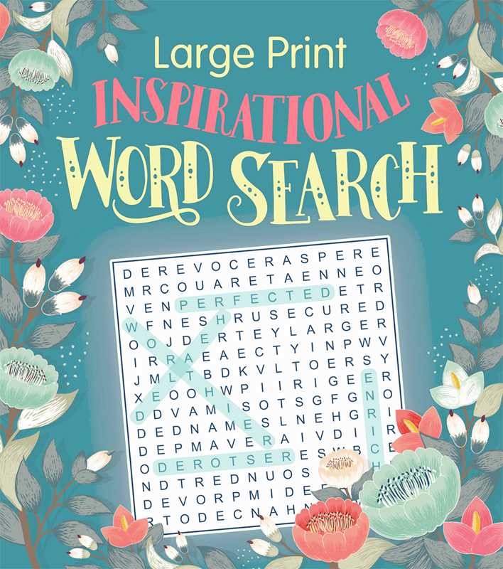 Large Print Inspirational Word Search by Editors of Thunder Bay Press