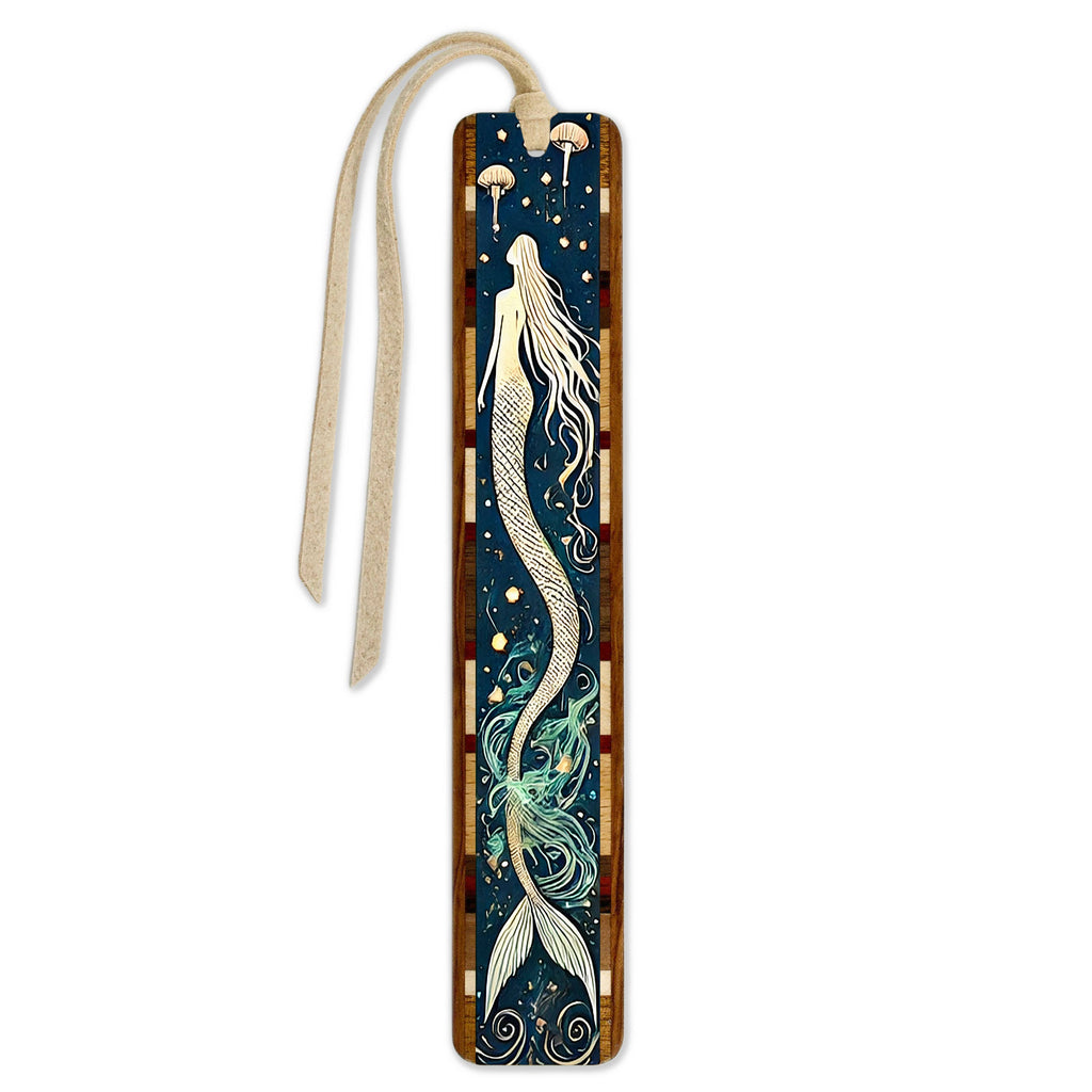 Mermaid Handmade Wooden Bookmark