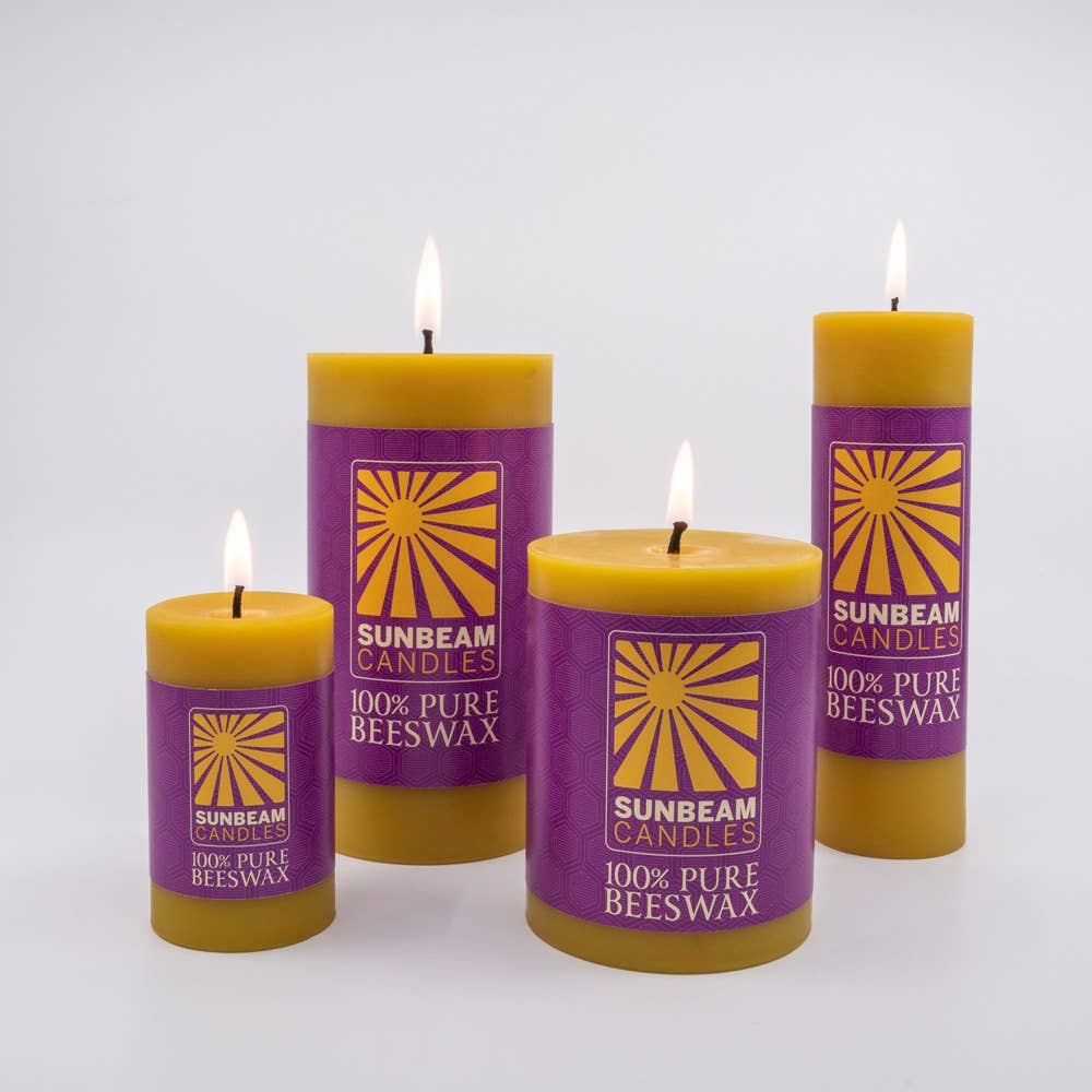 Beeswax Smooth Pillars