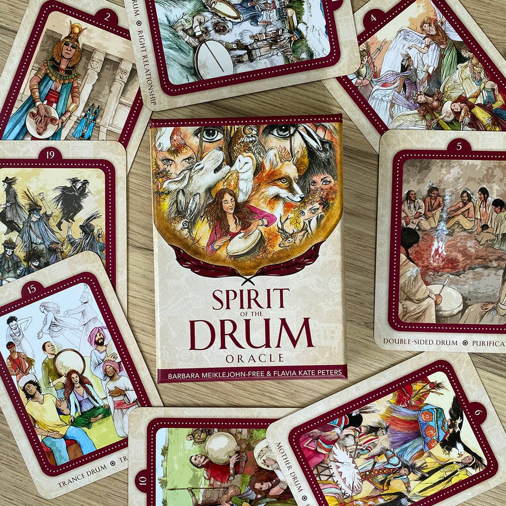 Spirit of the Drum Oracle by Barbara  Meiklejohn-Free