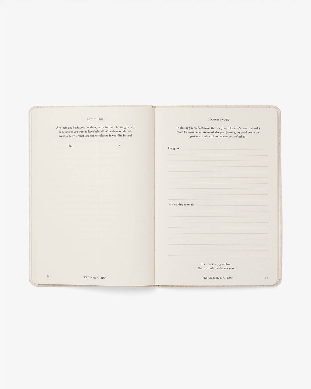 Best Year Journal Essential Green | New Year Goal Setting