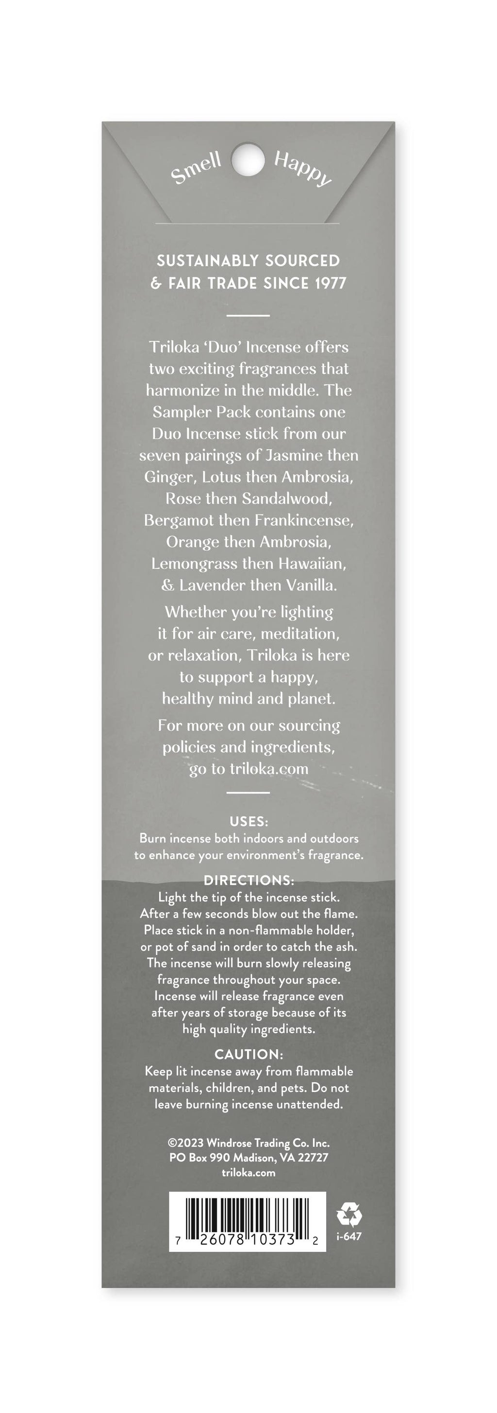 Triloka Duo Sampler Pack Incense