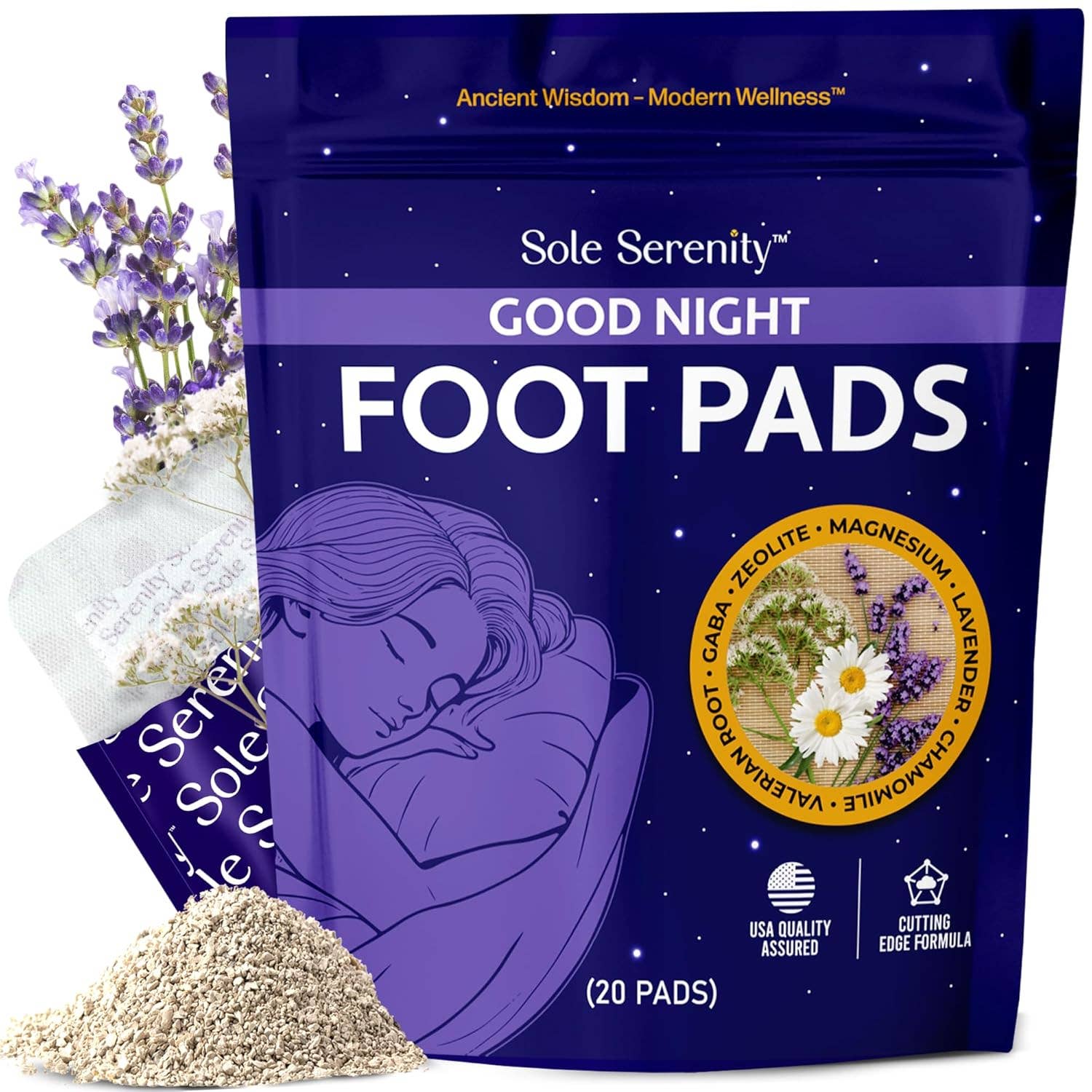 Magnesium Good Night Sleep Detox Foot Pads