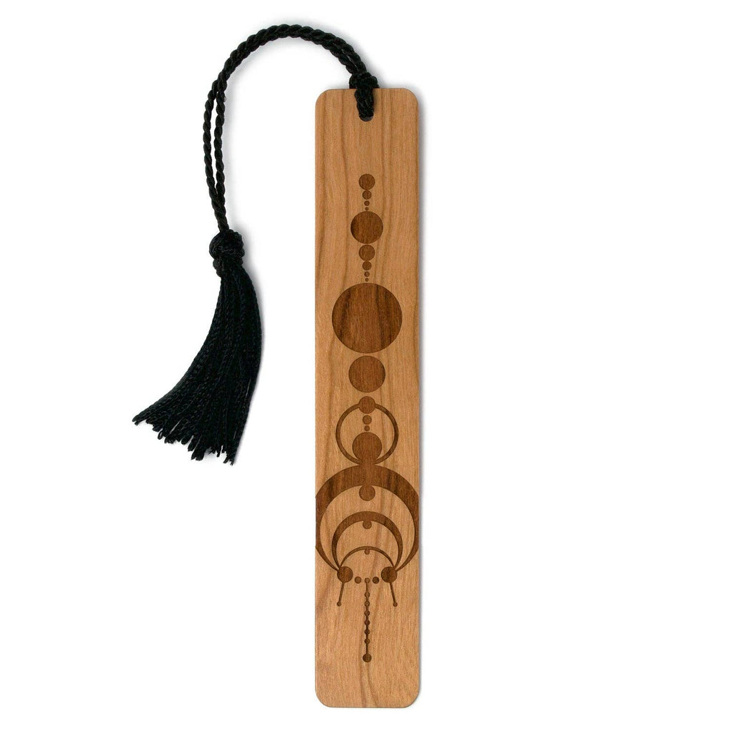 Crop Circles Engraved Handmade Wooden Bookmark