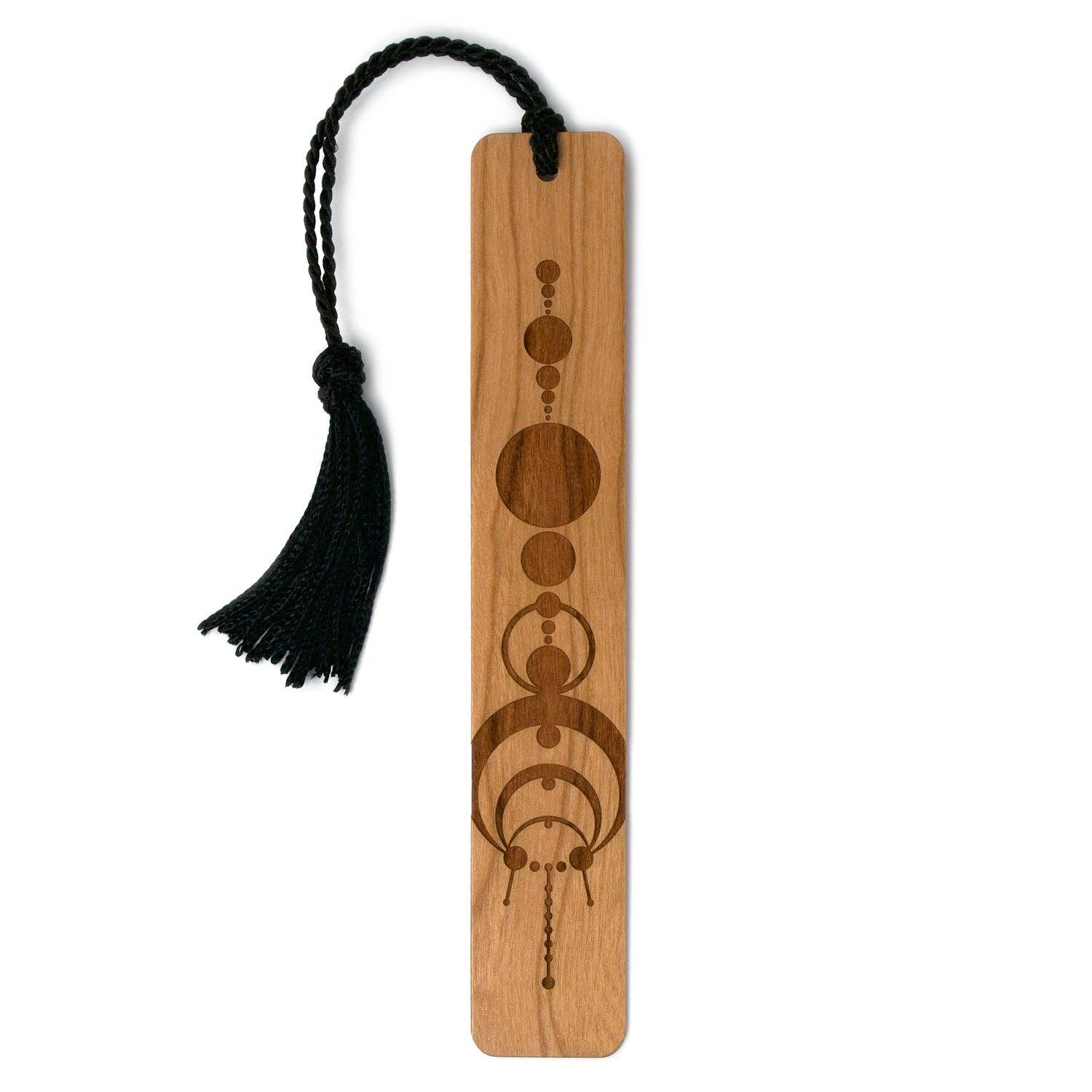 Crop Circles Engraved Handmade Wooden Bookmark