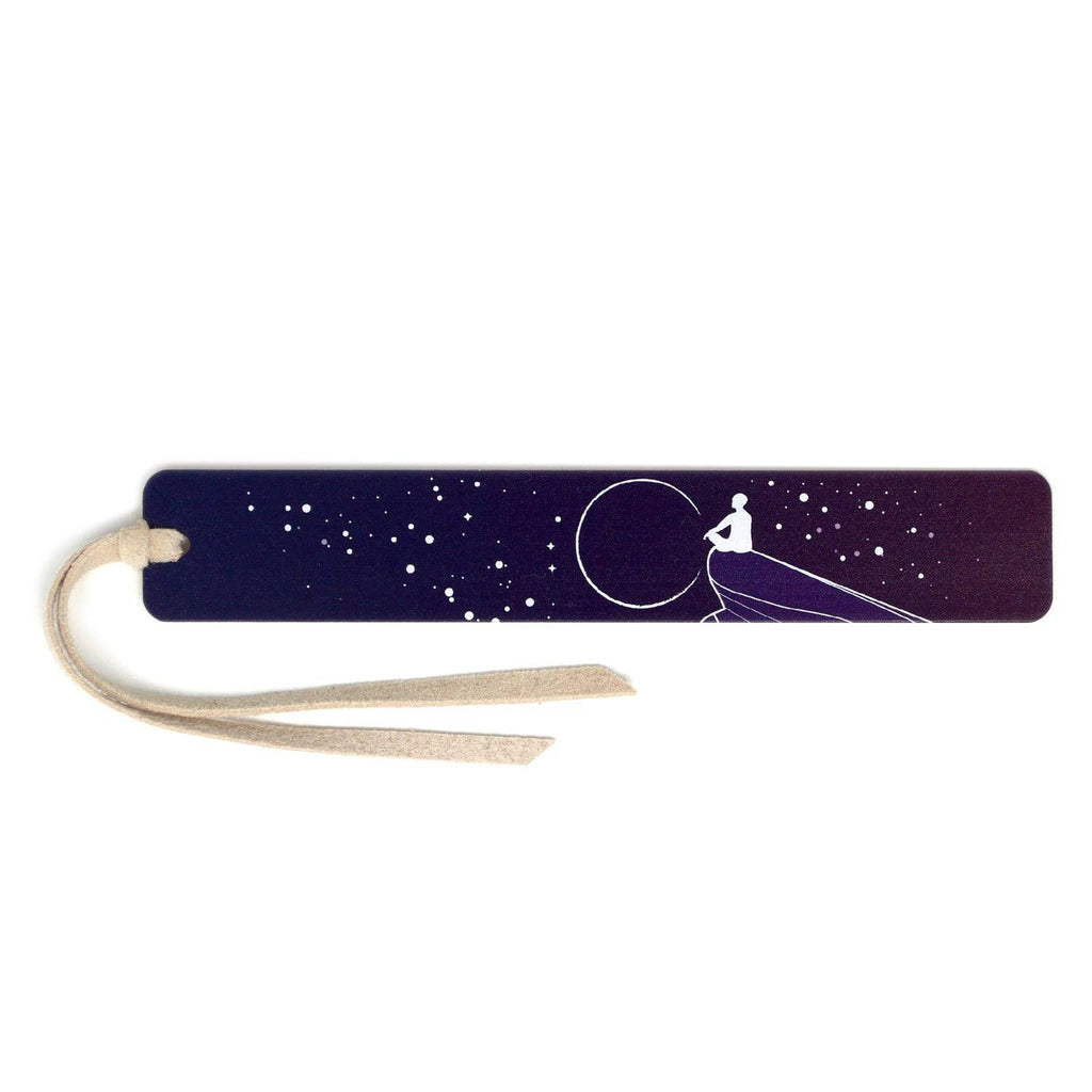 Dreamer Night Sky Stars Wooden Bookmark