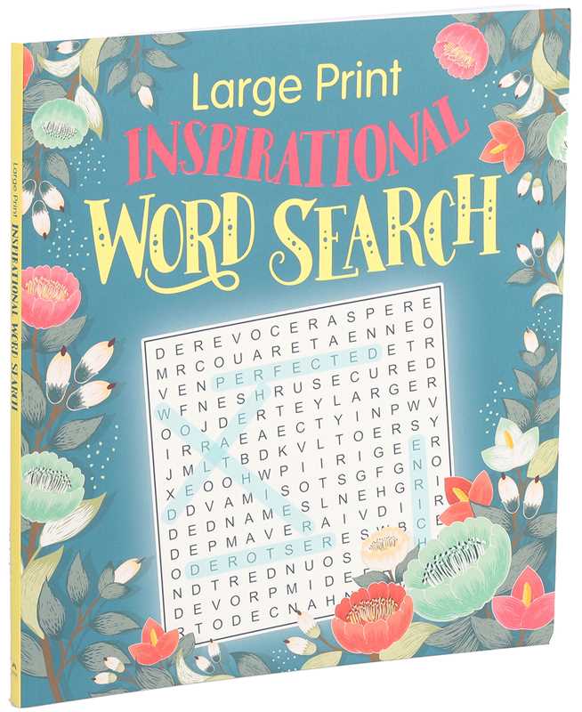 Large Print Inspirational Word Search by Editors of Thunder Bay Press