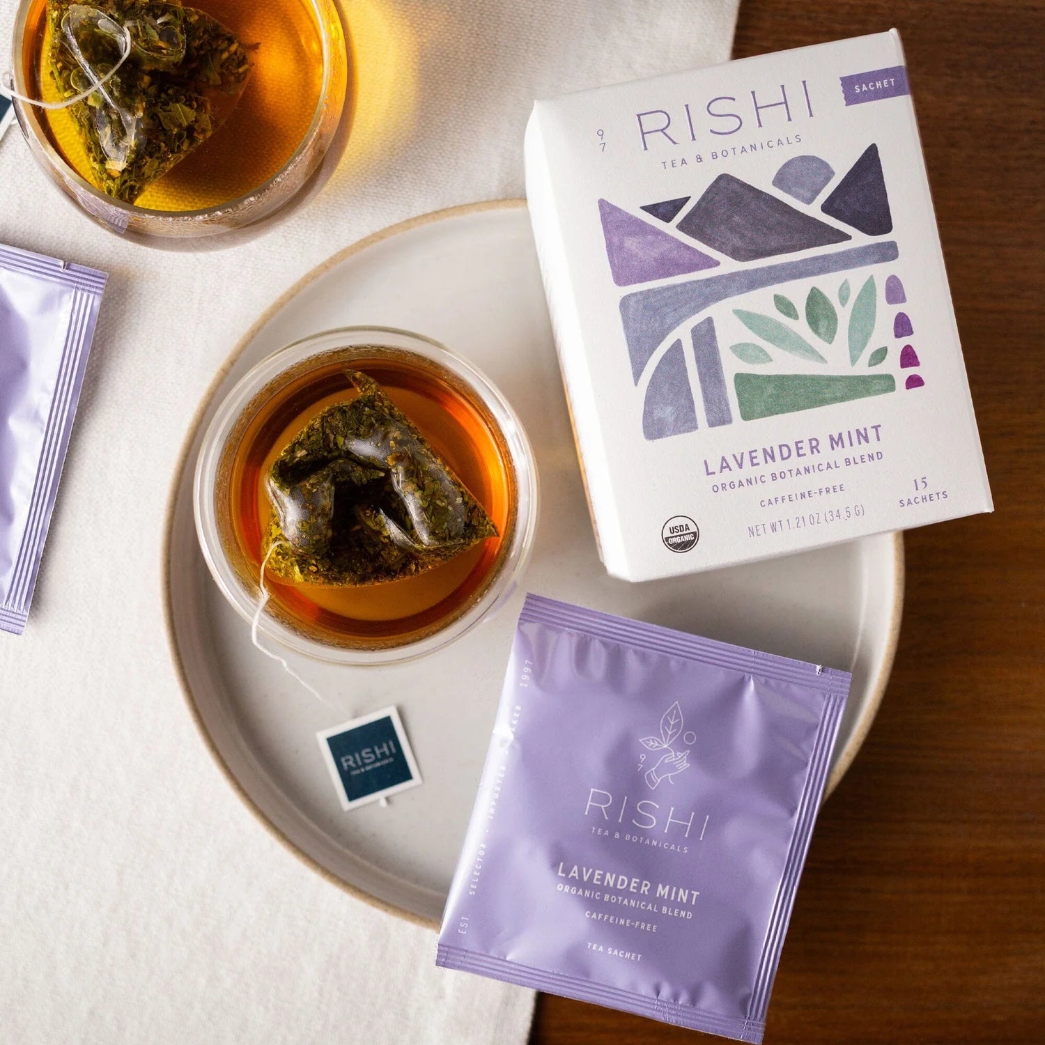 Lavender Mint | Organic Tea Sachet | Rishi Tea