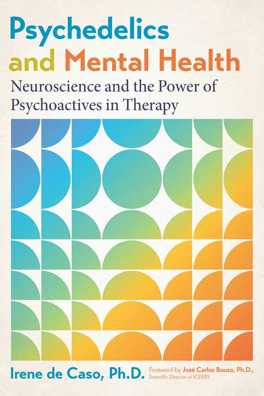 Book cover of 'Psychedelics and Mental Health' with a colorful geometric pattern.