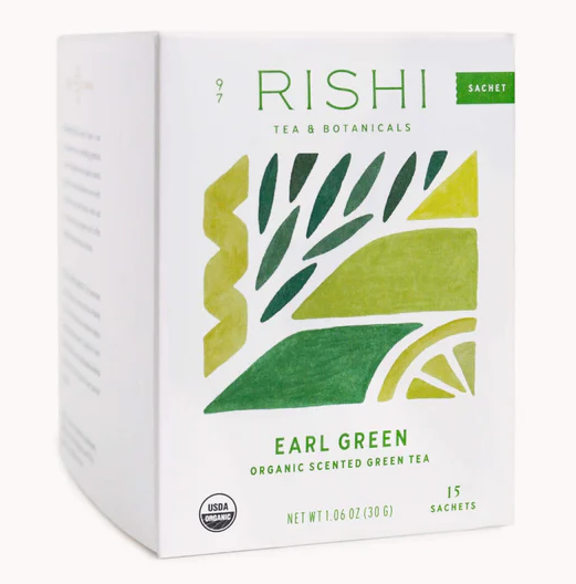Earl Green | Organic Tea Sachets | Rishi Tea