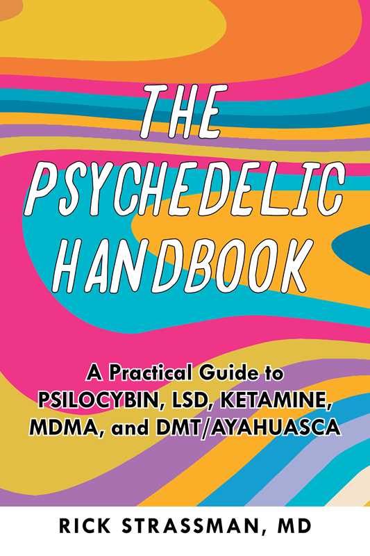 Book cover of 'The Psychedelic Handbook' with colorful design