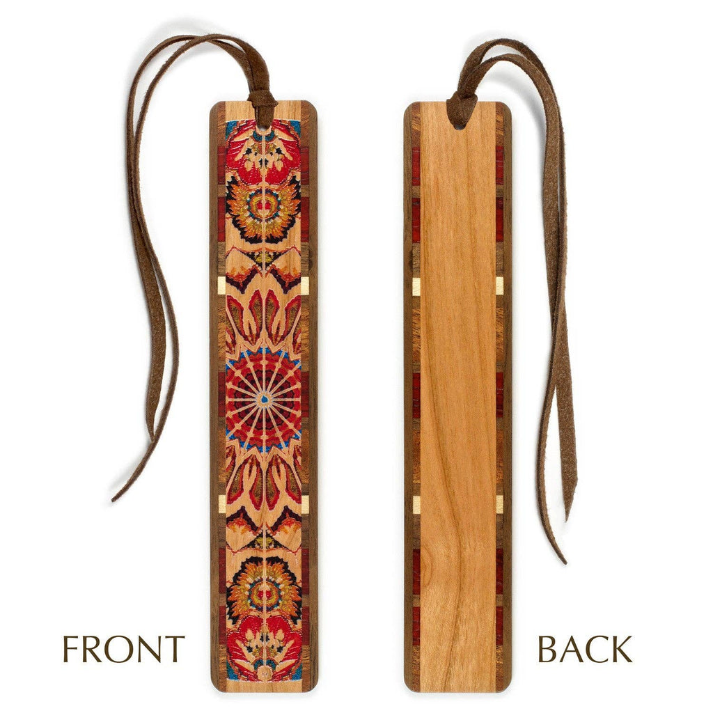 Handmade Wooden Bookmark (Kaleidoscope)