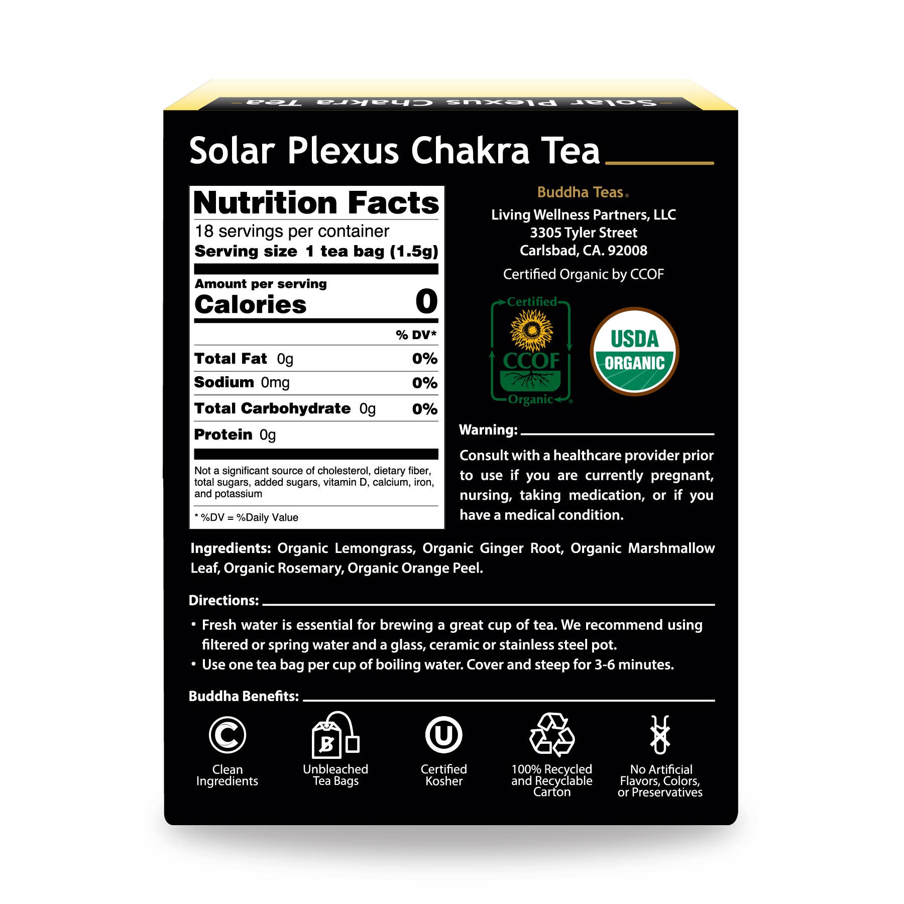 Solar Plexus Chakra Tea