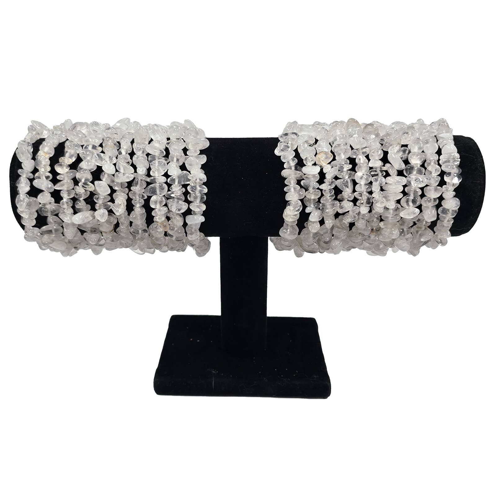 Crystal Quartz Chip Bracelet - Premium Grade-A