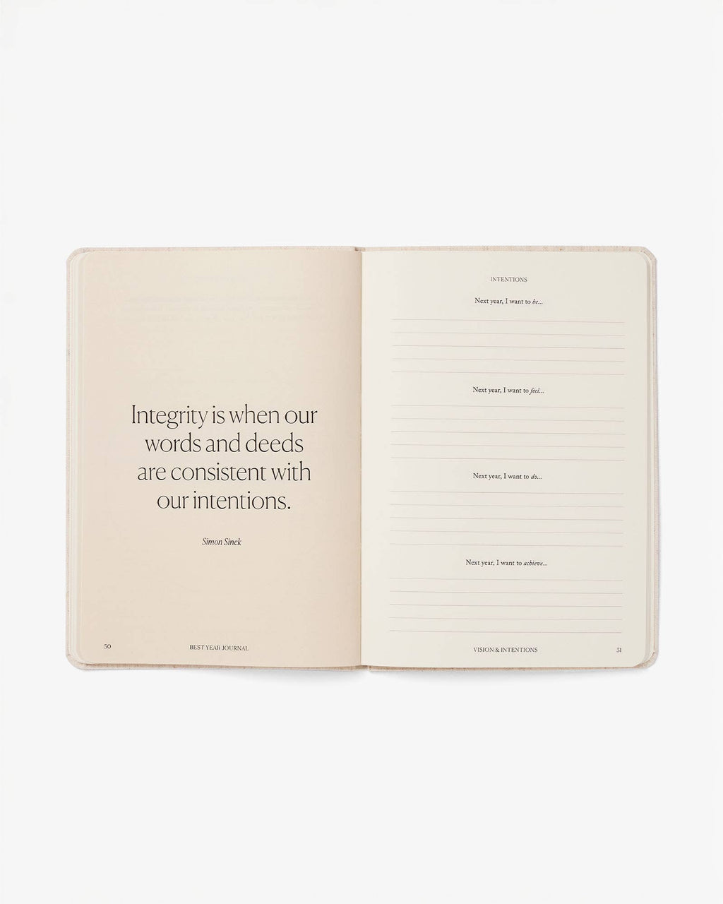 Best Year Journal Essential Green | New Year Goal Setting