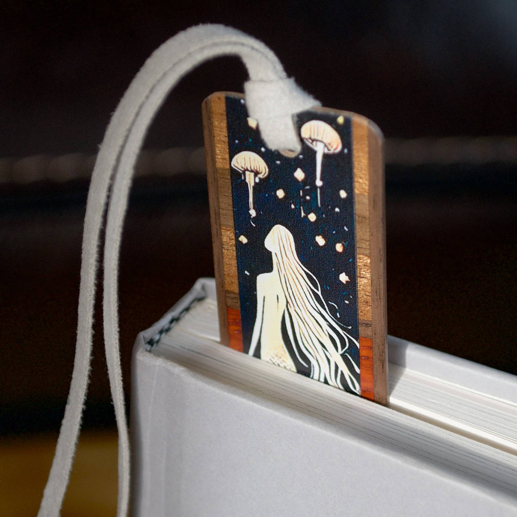 Mermaid Handmade Wooden Bookmark