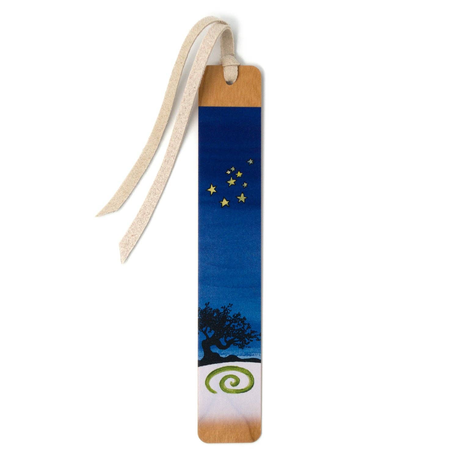 The Sisters Night Sky Handmade Wooden Bookmark