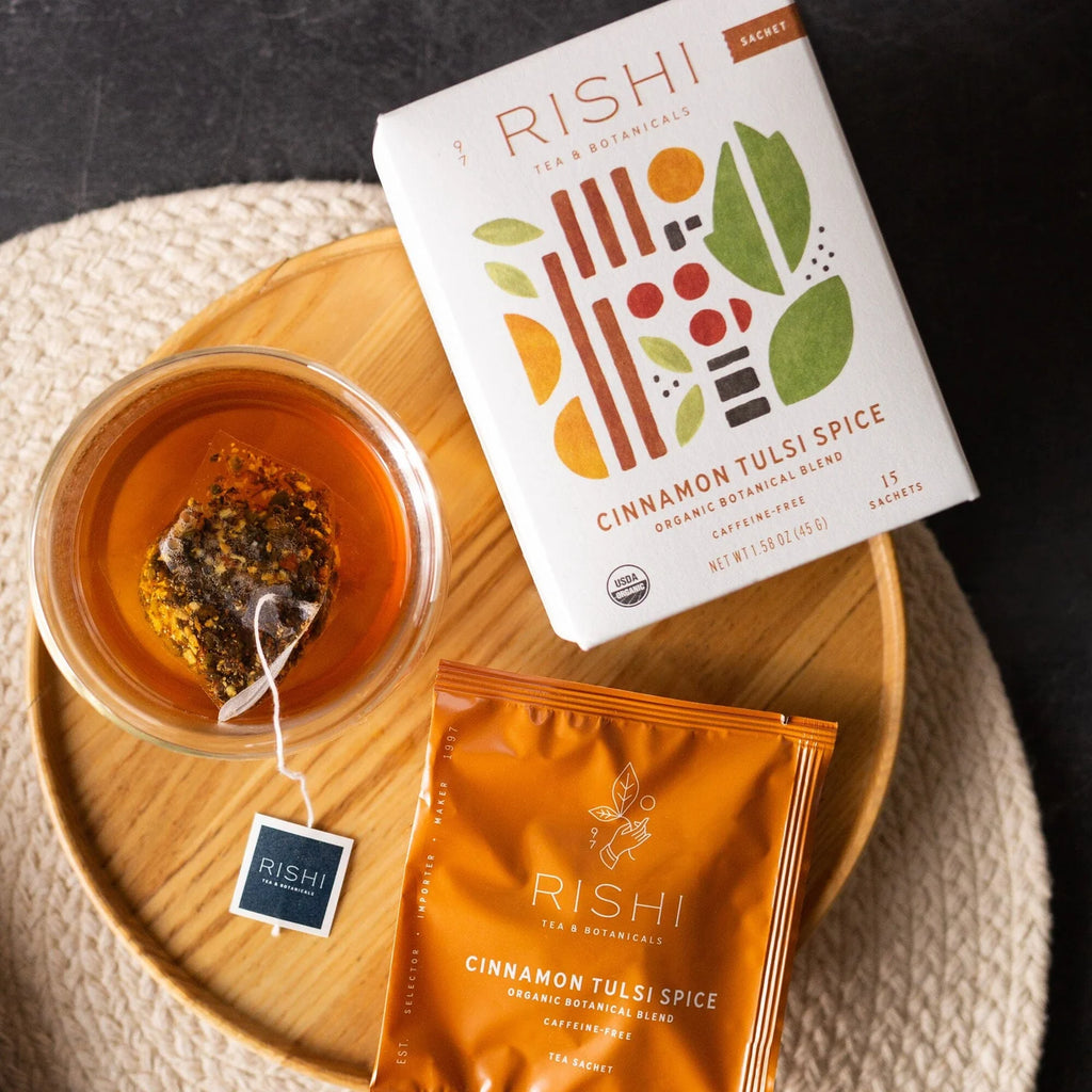 Cinnamon Tulsi Spice | Organic Tea Sachets | Rishi Tea