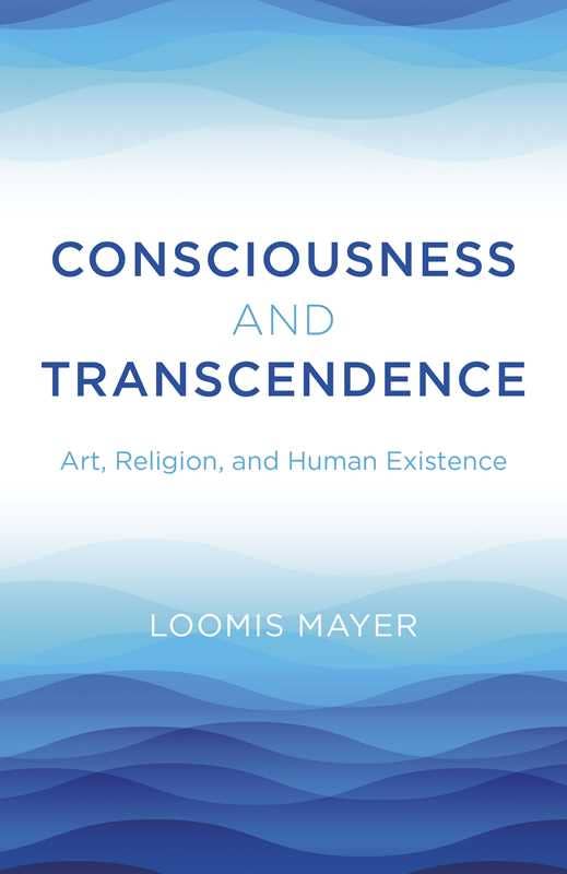 Book cover of 'Consciousness and Transcendence' with a blue and white color scheme.
