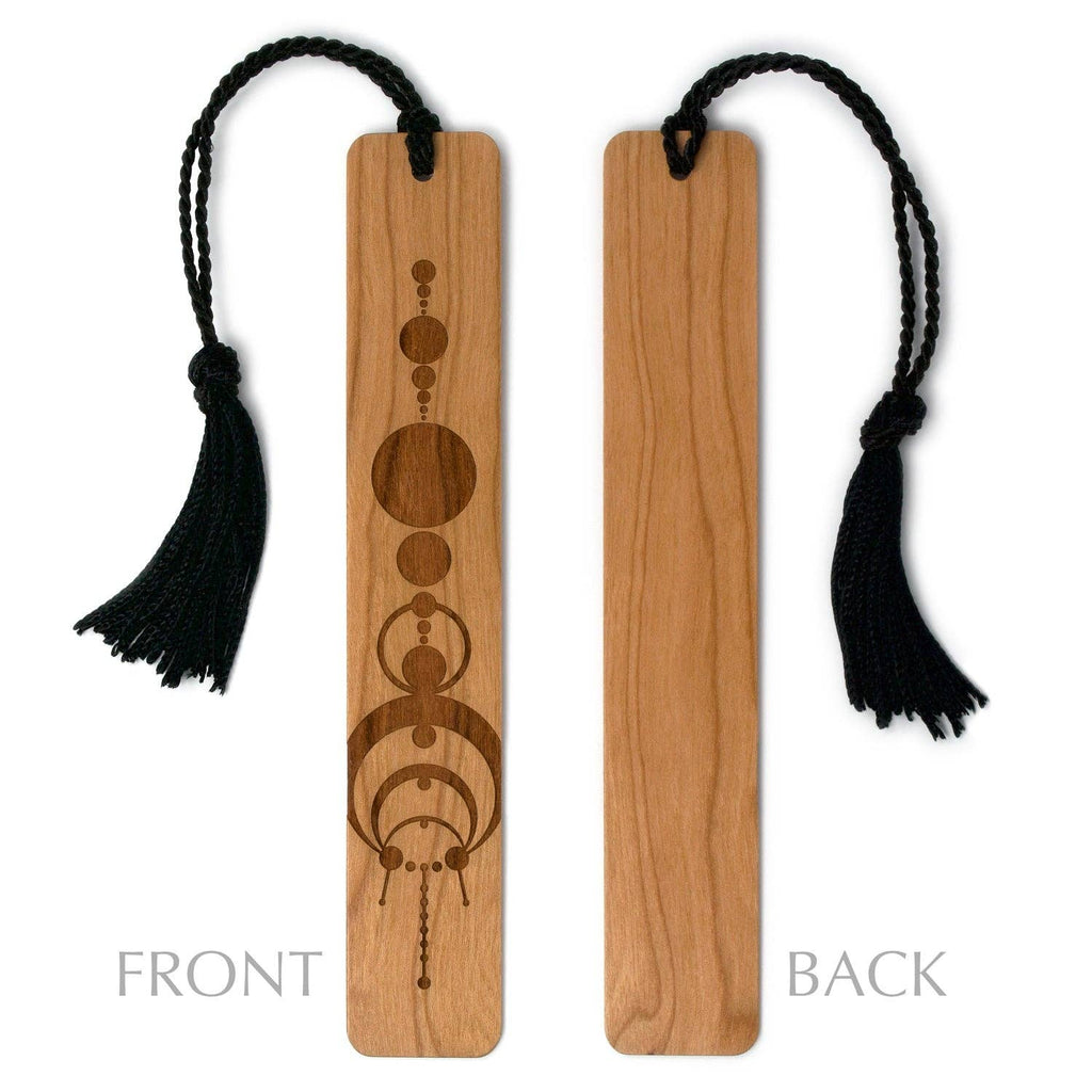 Crop Circles Engraved Handmade Wooden Bookmark