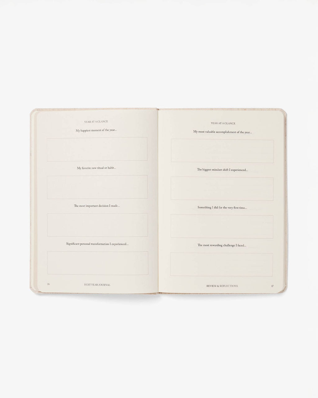 Best Year Journal Essential Green | New Year Goal Setting