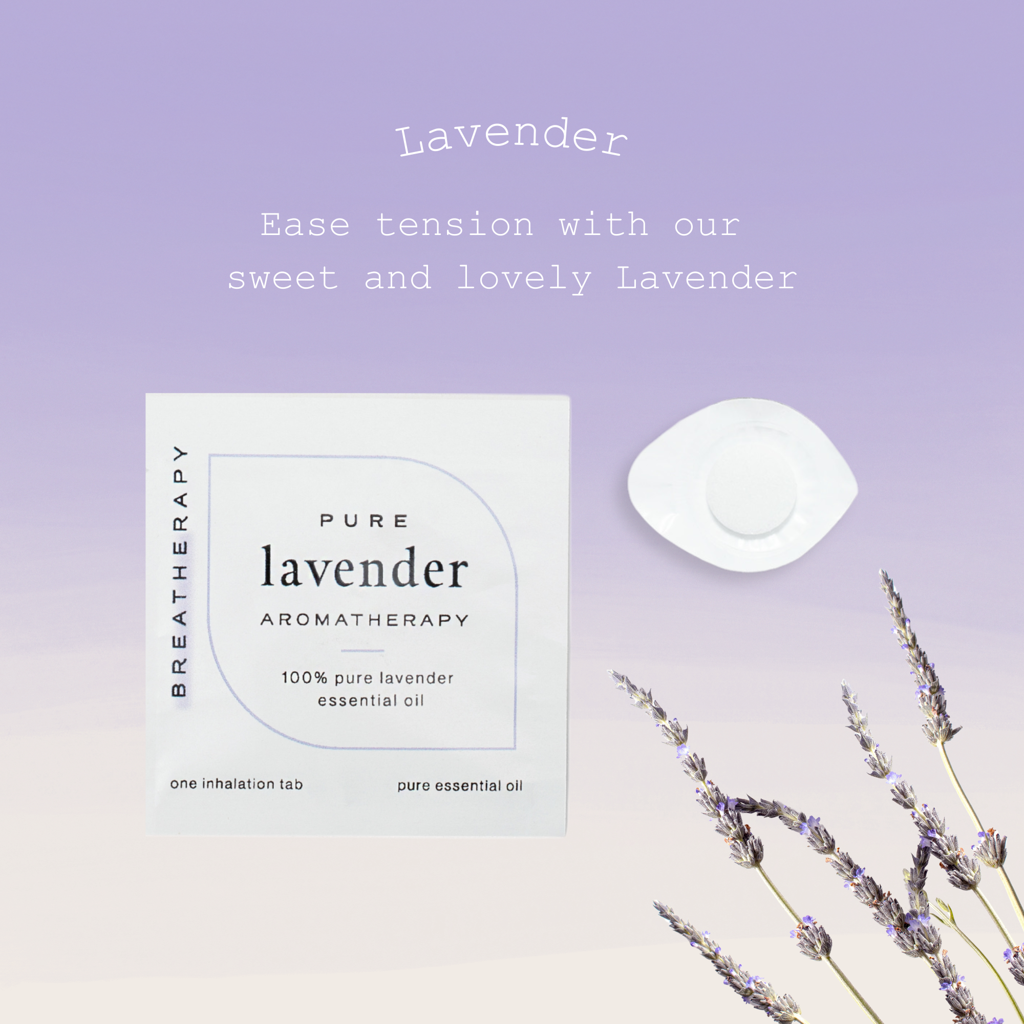 LAVENDER Relaxing Aromatherapy Inhaler Patch