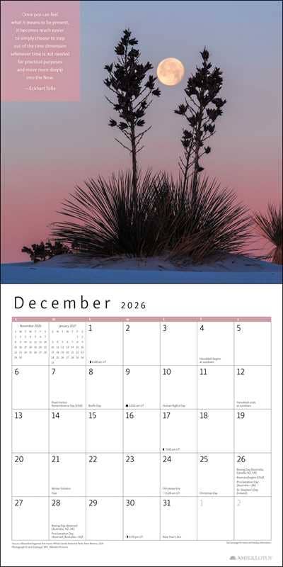 Power of Now 2026 Wall Calendar by Eckhart  Tolle