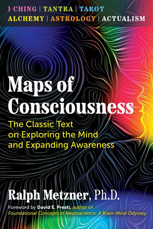 Book cover of 'Maps of Consciousness' with colorful design and text about consciousness exploration.