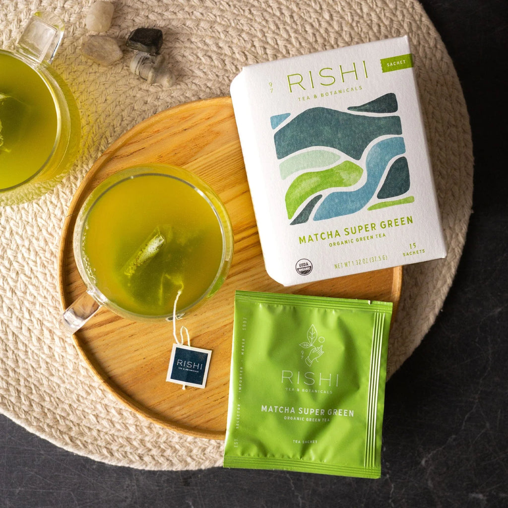Matcha Super Green | Organic Green Tea Sachets | Rishi Teas