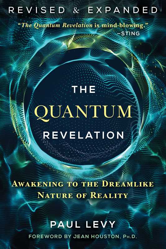 Book cover of 'The Quantum Revelation' by Paul Levy with a futuristic design.