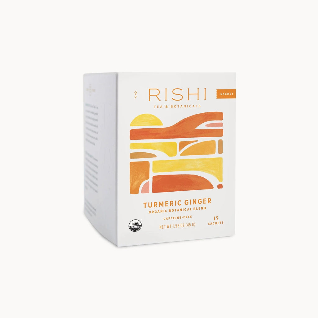 Turmeric Ginger | Organic Tea Sachets | Rishi Tea